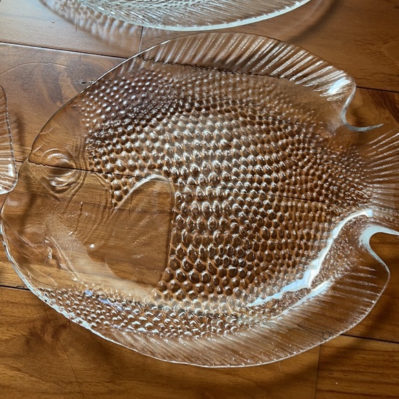 Glass fish plate set - Picture 10 of 12